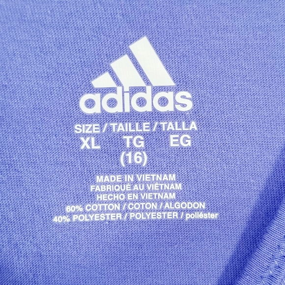 NWT Adidas Girls Tanktop Size: XL (16) - Picture 7 of 8